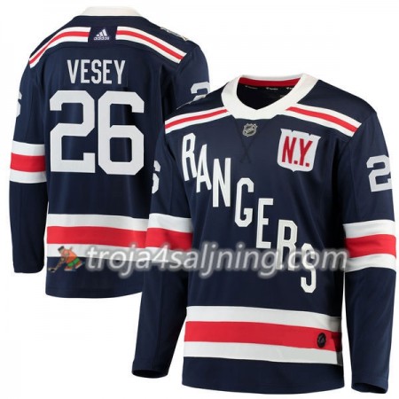 New York Rangers tröja Jimmy Vesey 26 2018 Winter Classic Adidas Marinblå Authentic - NHL Tröjor Herr